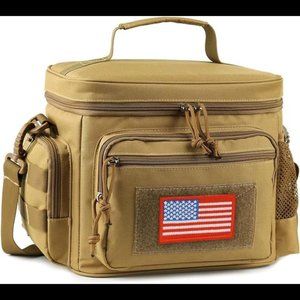 Lunch Box, Tactical Lunch Bag Webbing Leakproof Insulated Large Lunch